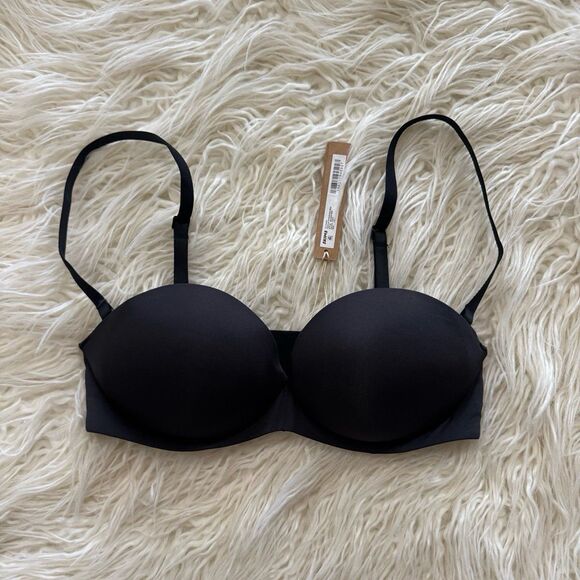 Skims Ultimate Push Up Strapless Bra Onyx Size 32C - Picture 1 of 8